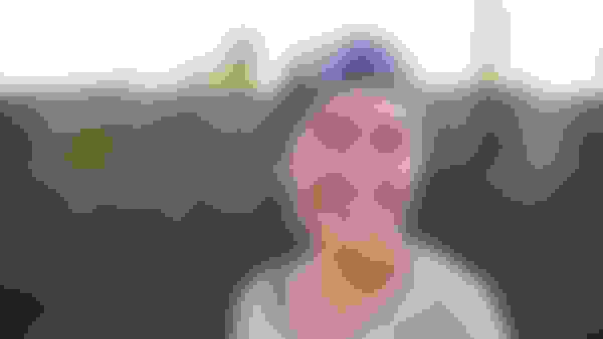 A woman undergoing breast cancer treatment