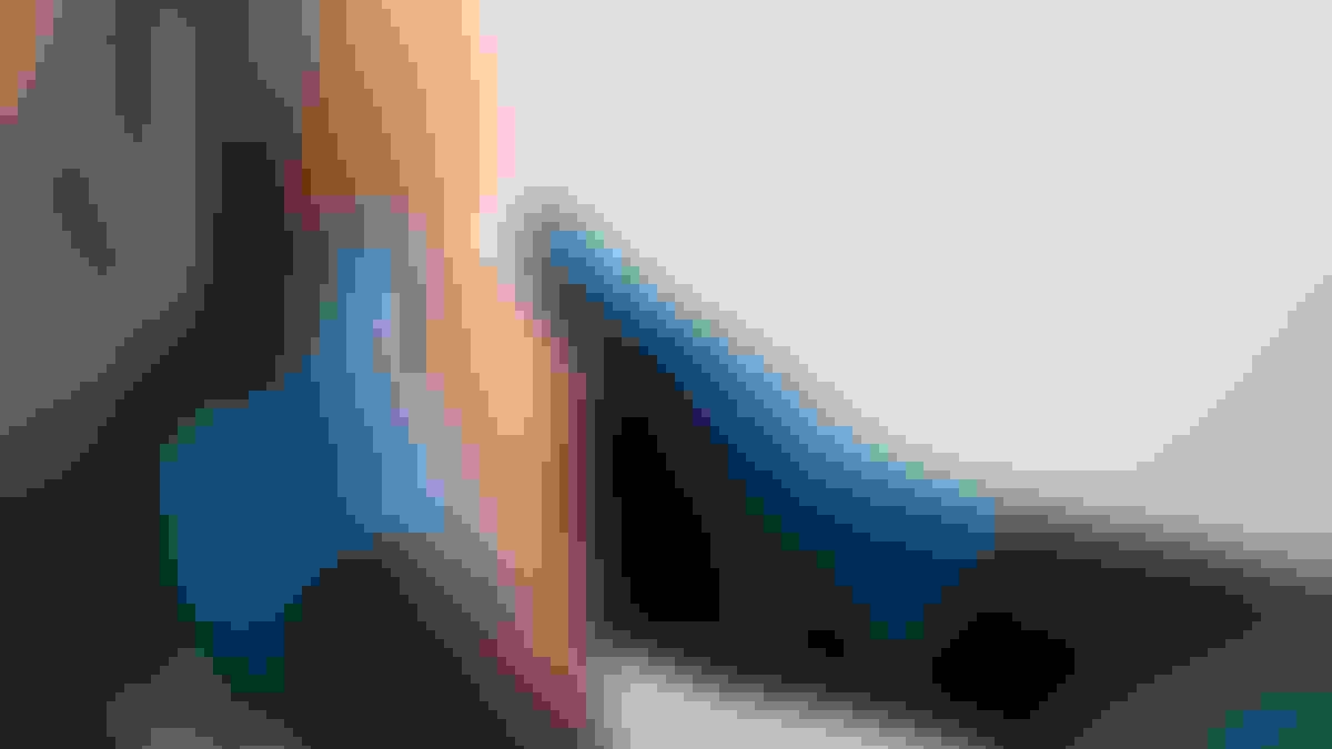 closeup of arm after receiving an updated COVID vaccine