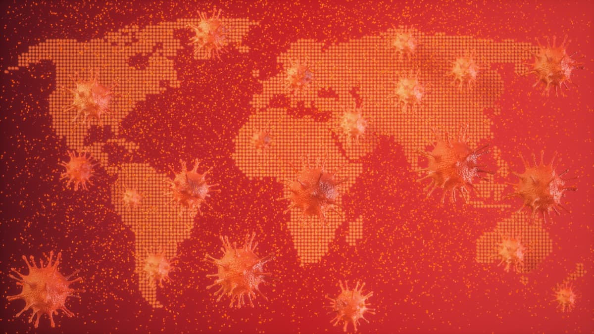 map of potential COVID-19 spread