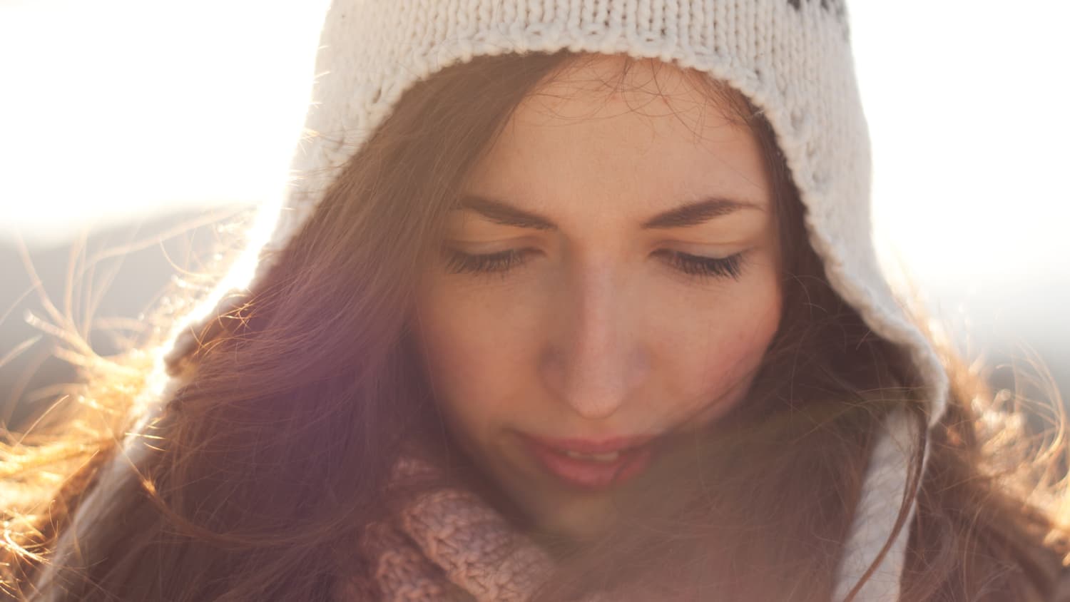 A portrait of a woman with interstitial lung disease.