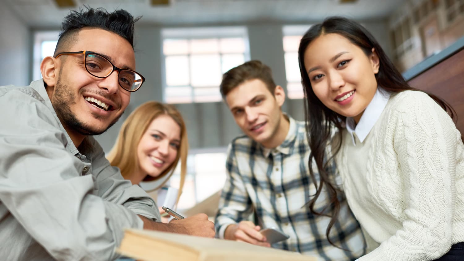 a group of teenagers, possibly protected from HPV-related disease after receiving the HPV vaccine