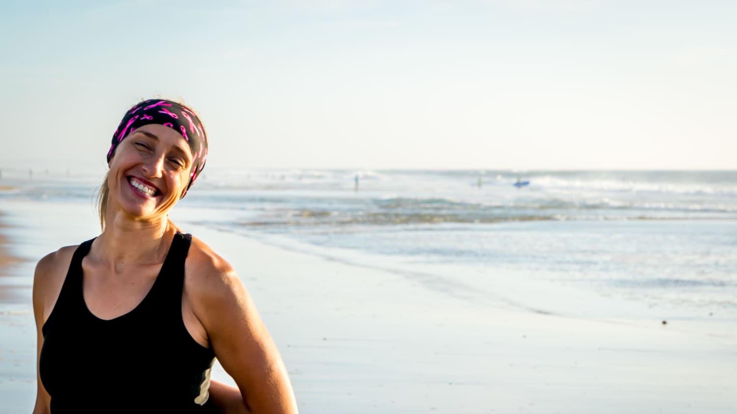 woman at the beach