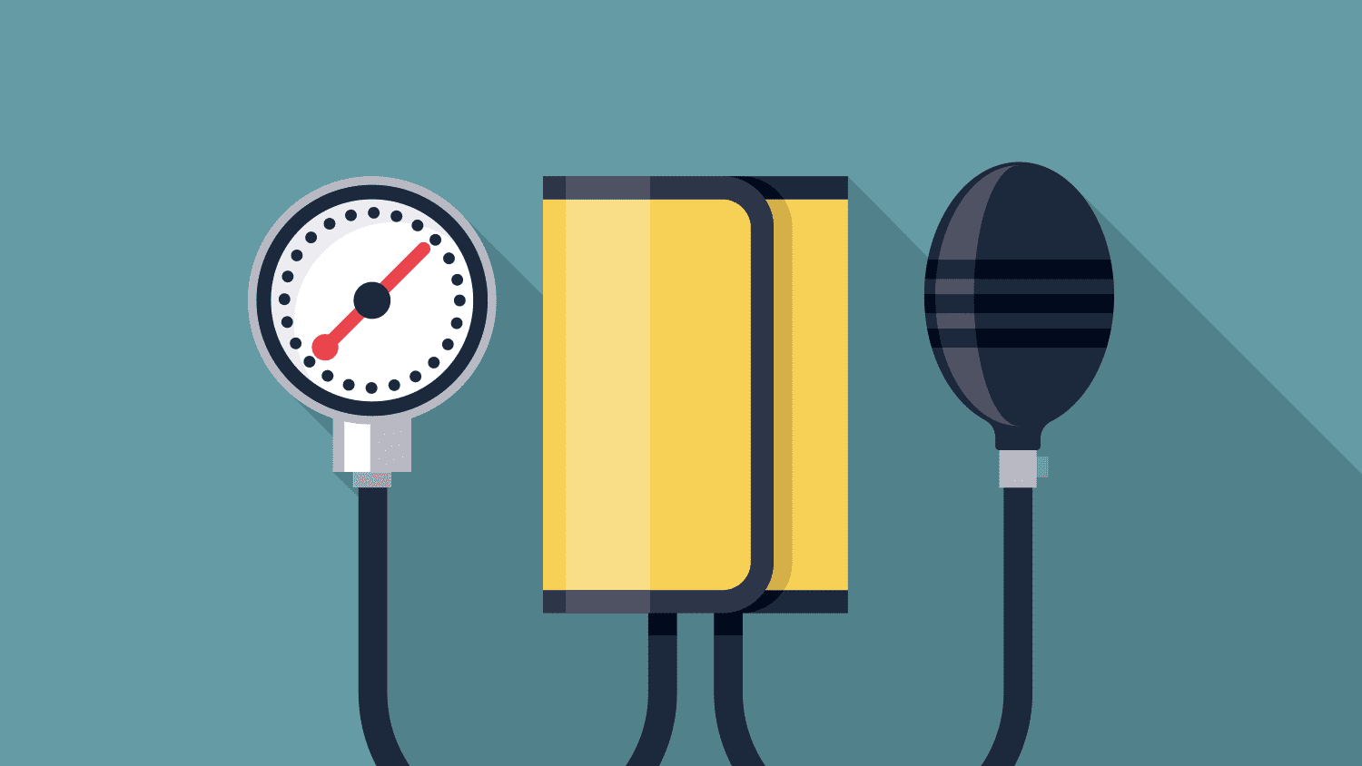 blood pressure cuff illustration representing issues with high blood pressure