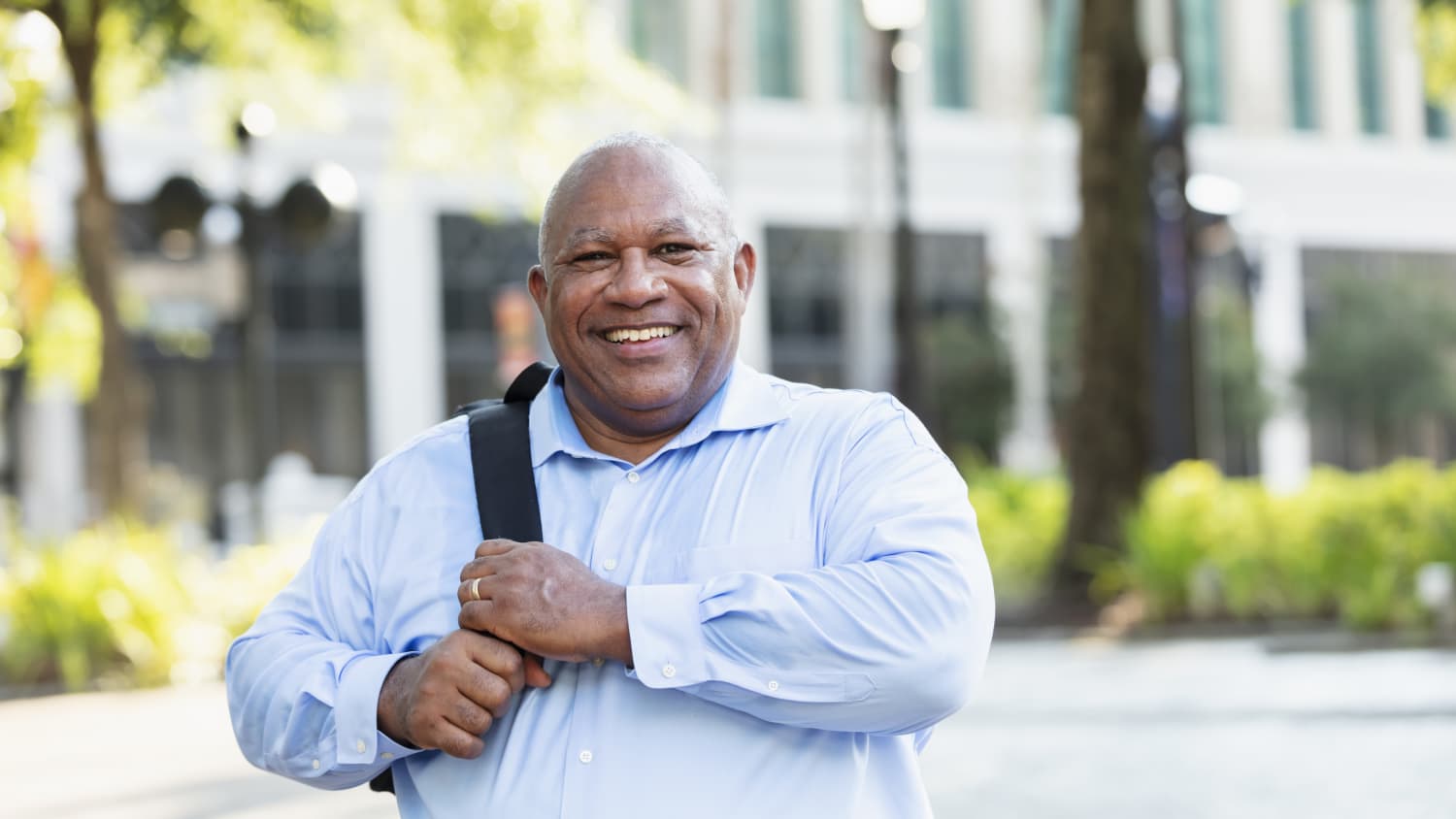man with Chronic Total Occlusion (CTO) smiling