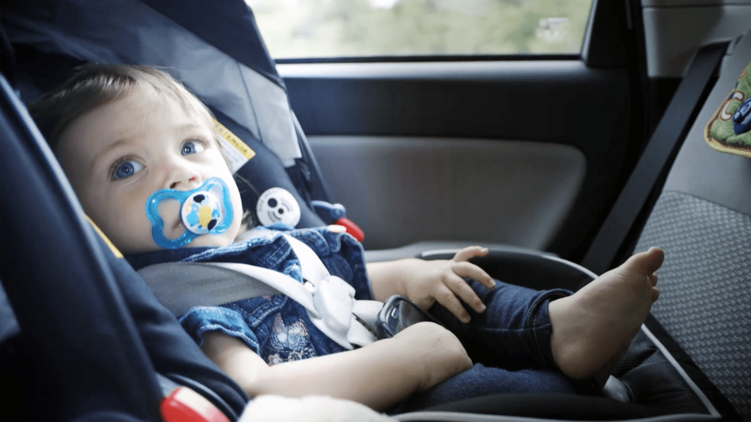 Baby in car seat