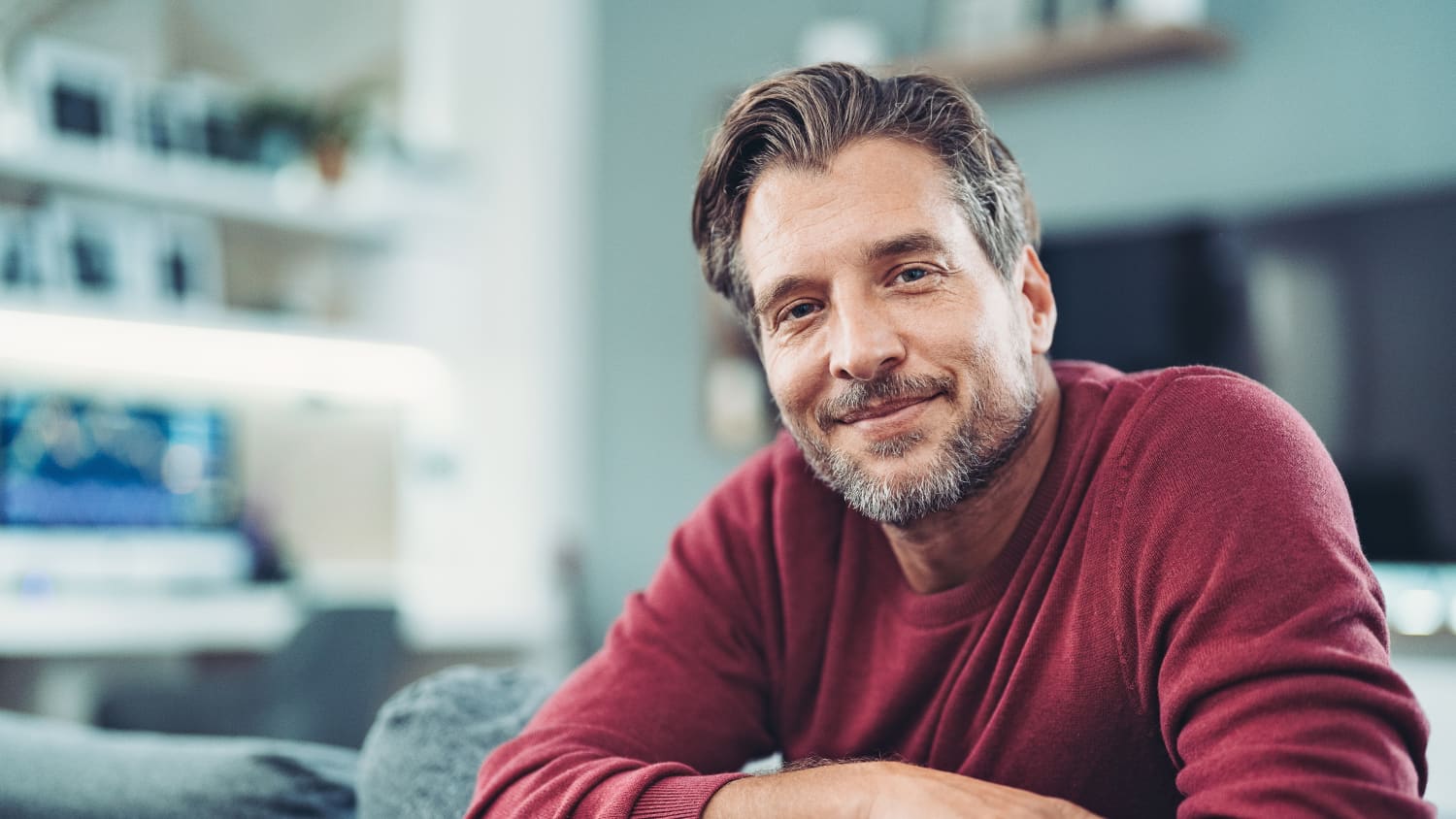 man with Pheochromocytoma smiling