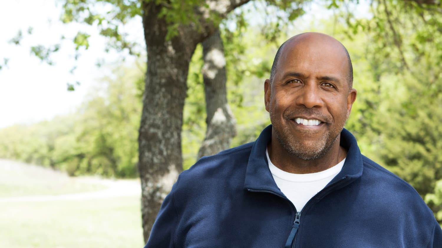 older man exercising after treatment for lung cancer