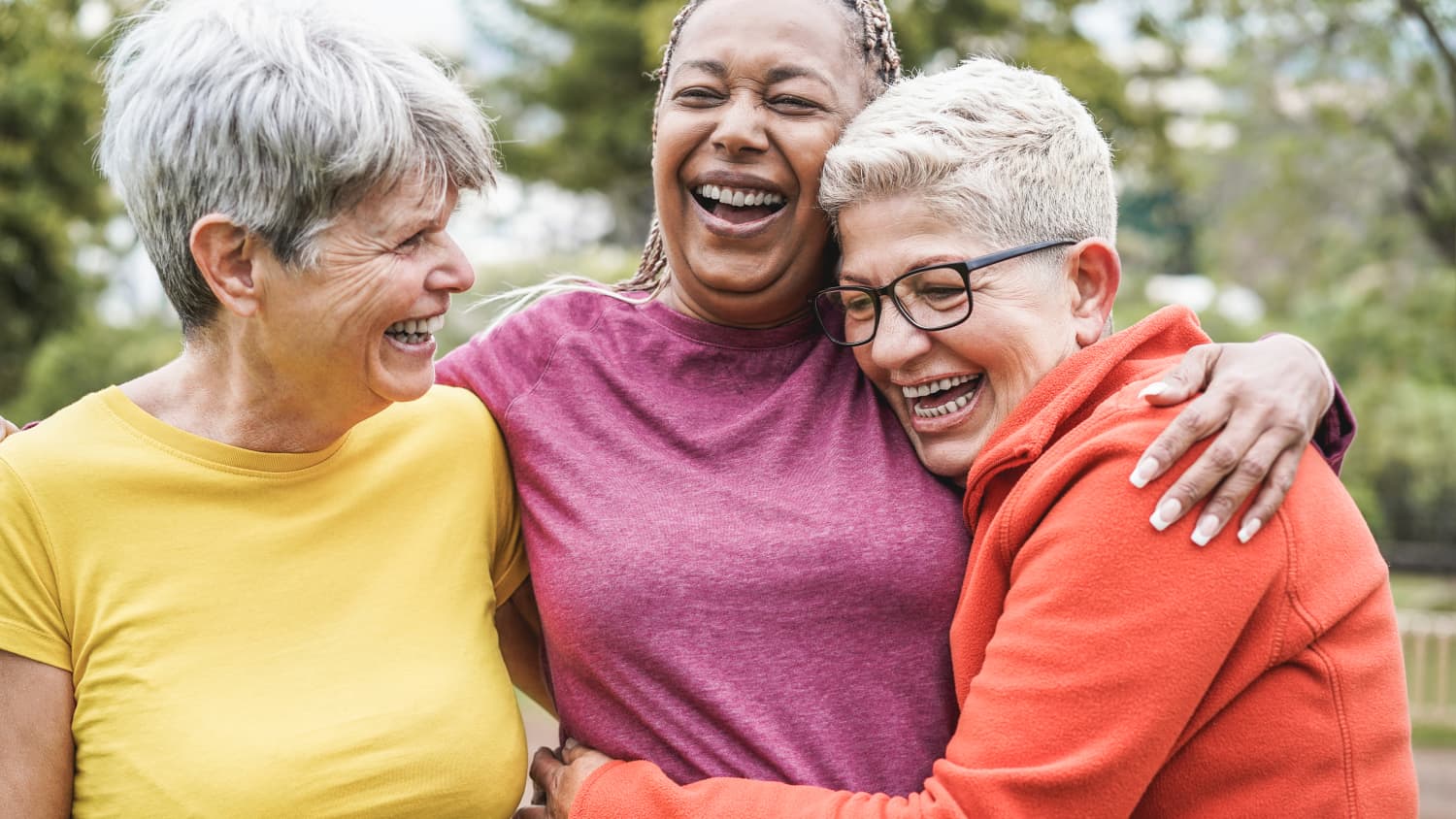 happy older women after one has undergone brachytherapy for cancer