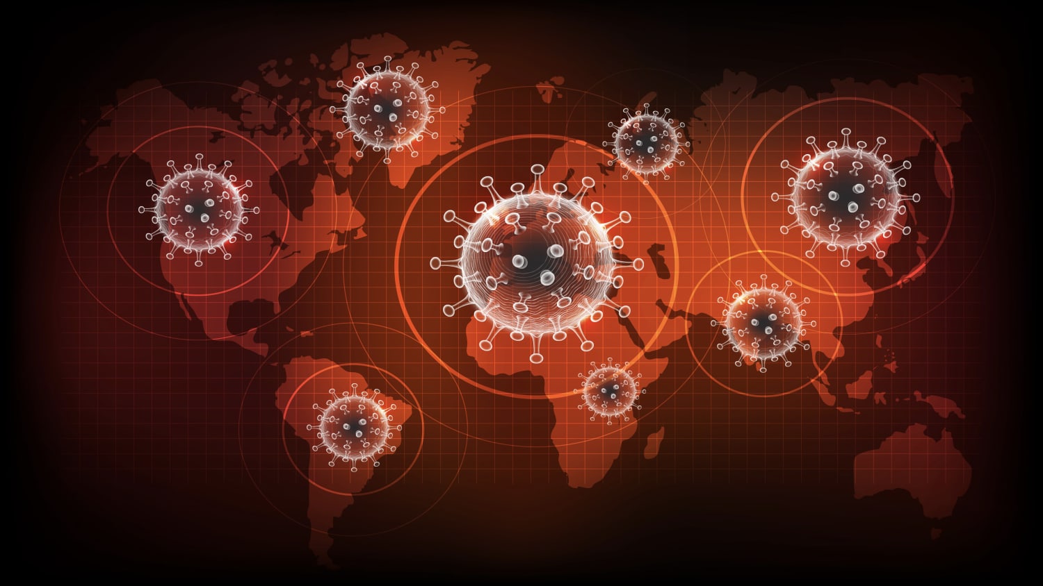 global map of novel coronavirus variants