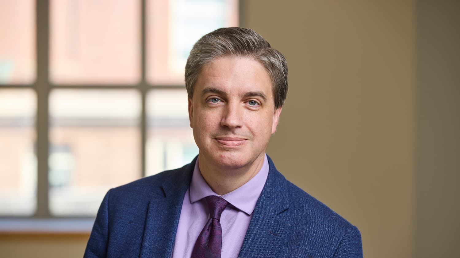 A portrait of Christopher Pittenger, MD, PhD, director of the Yale OCD Research Clinic