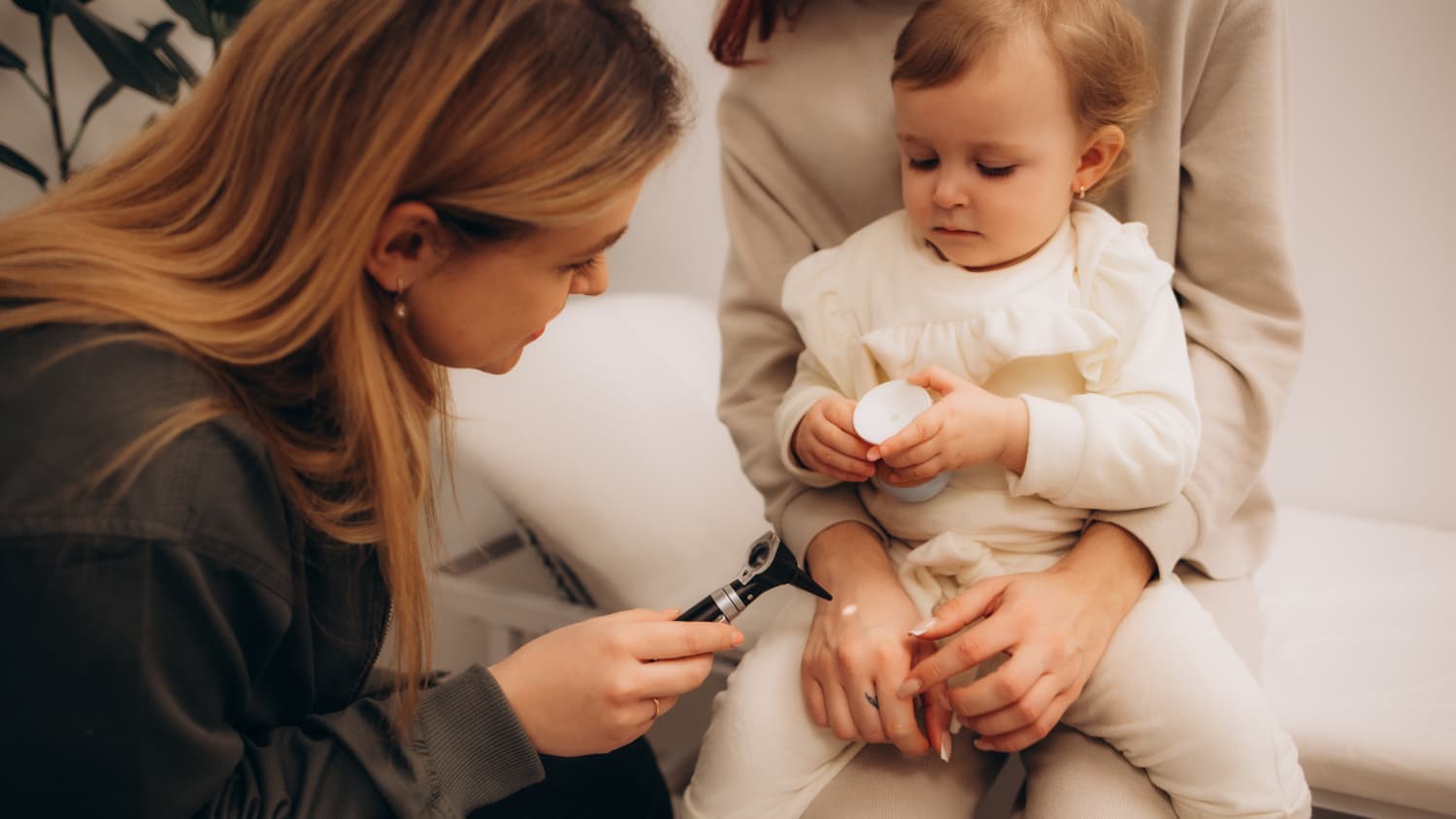 child checked for Otitis Media (Middle Ear Infection)