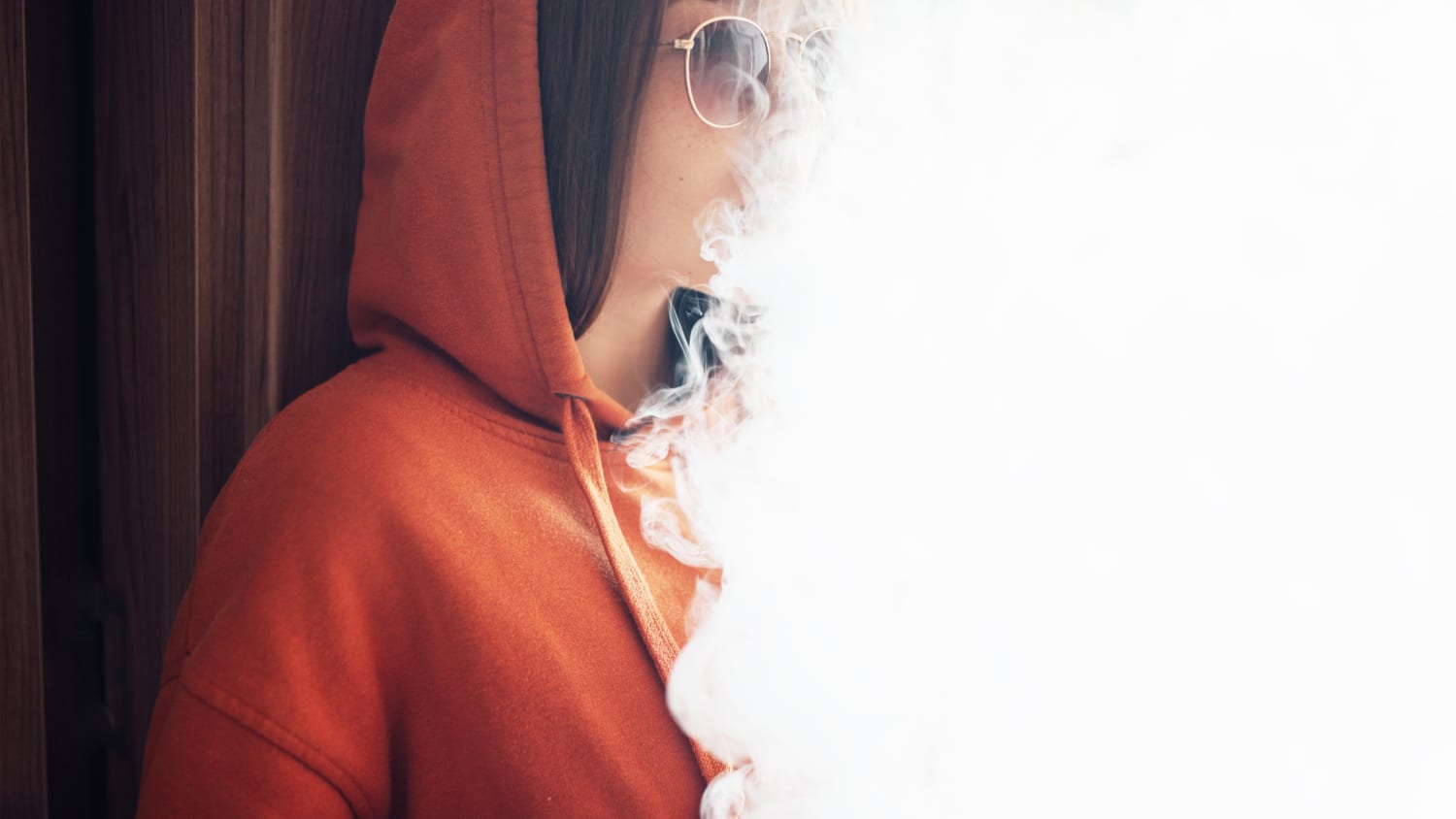 teenager vaping