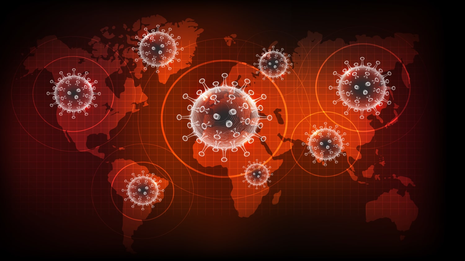 global map of novel coronavirus variants