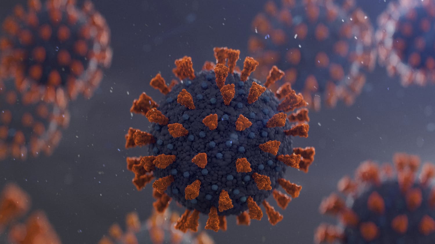 illustration of FLiRT coronavirus strain