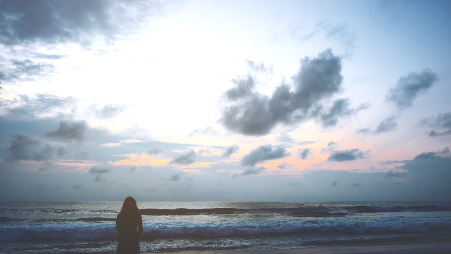 Silhouette of a woman who has suffered a traumatic brain injury.