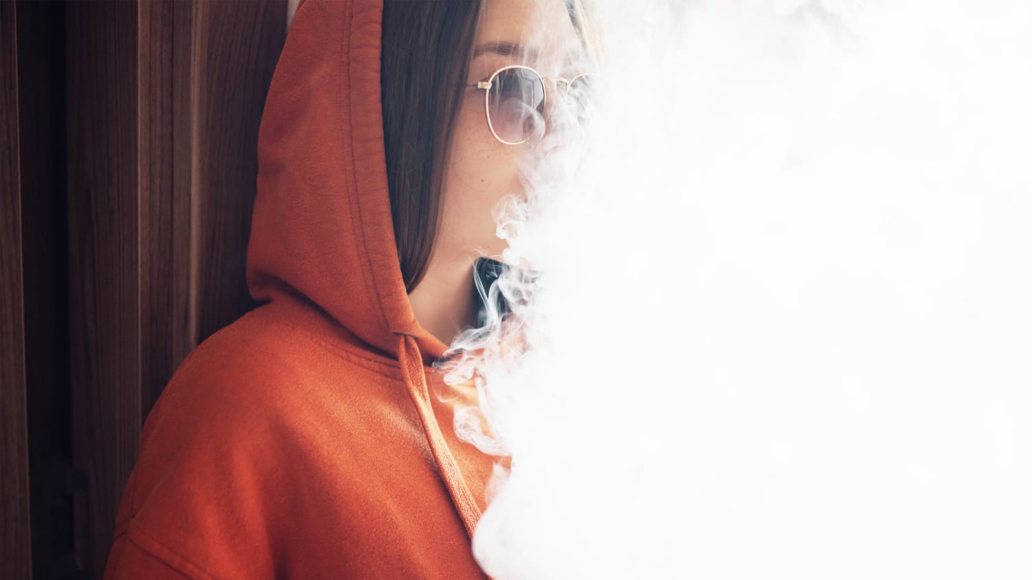 teenager vaping