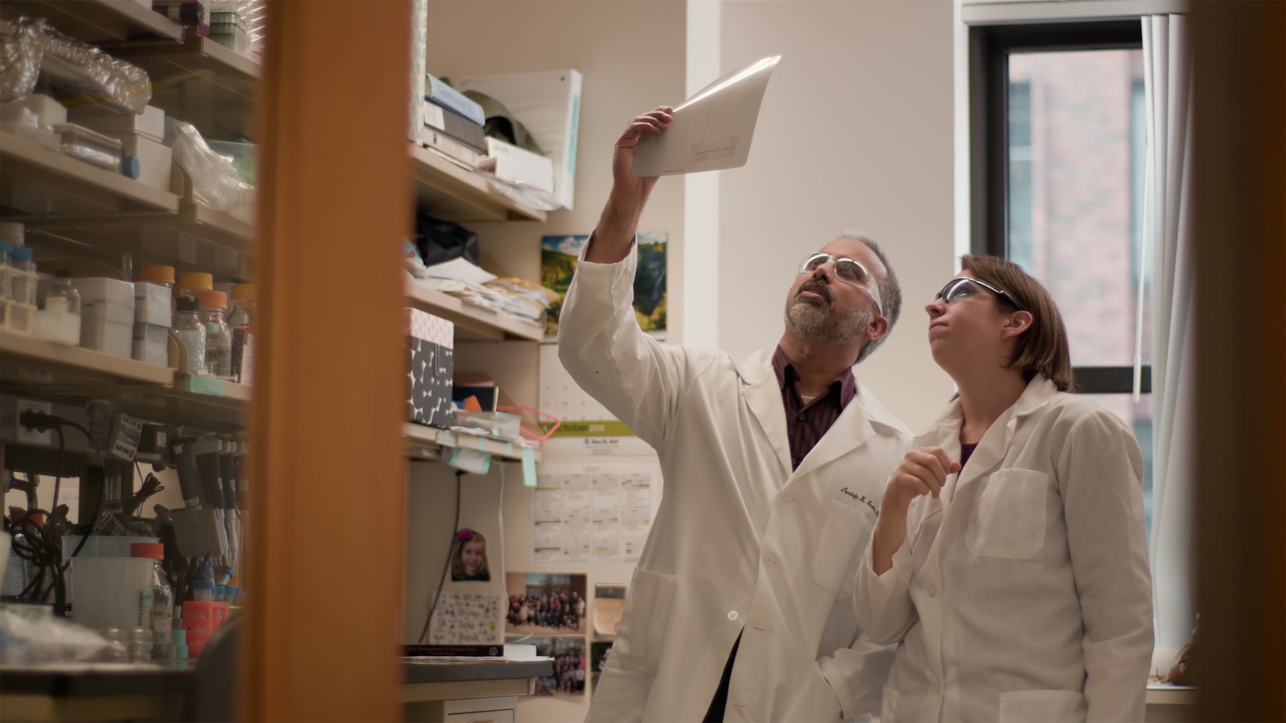 Mustafa Khokha, MD, director of the Pediatrics Genomics Discovery Program (PGDP), collaborates researchers, including Emily Mis, PhD