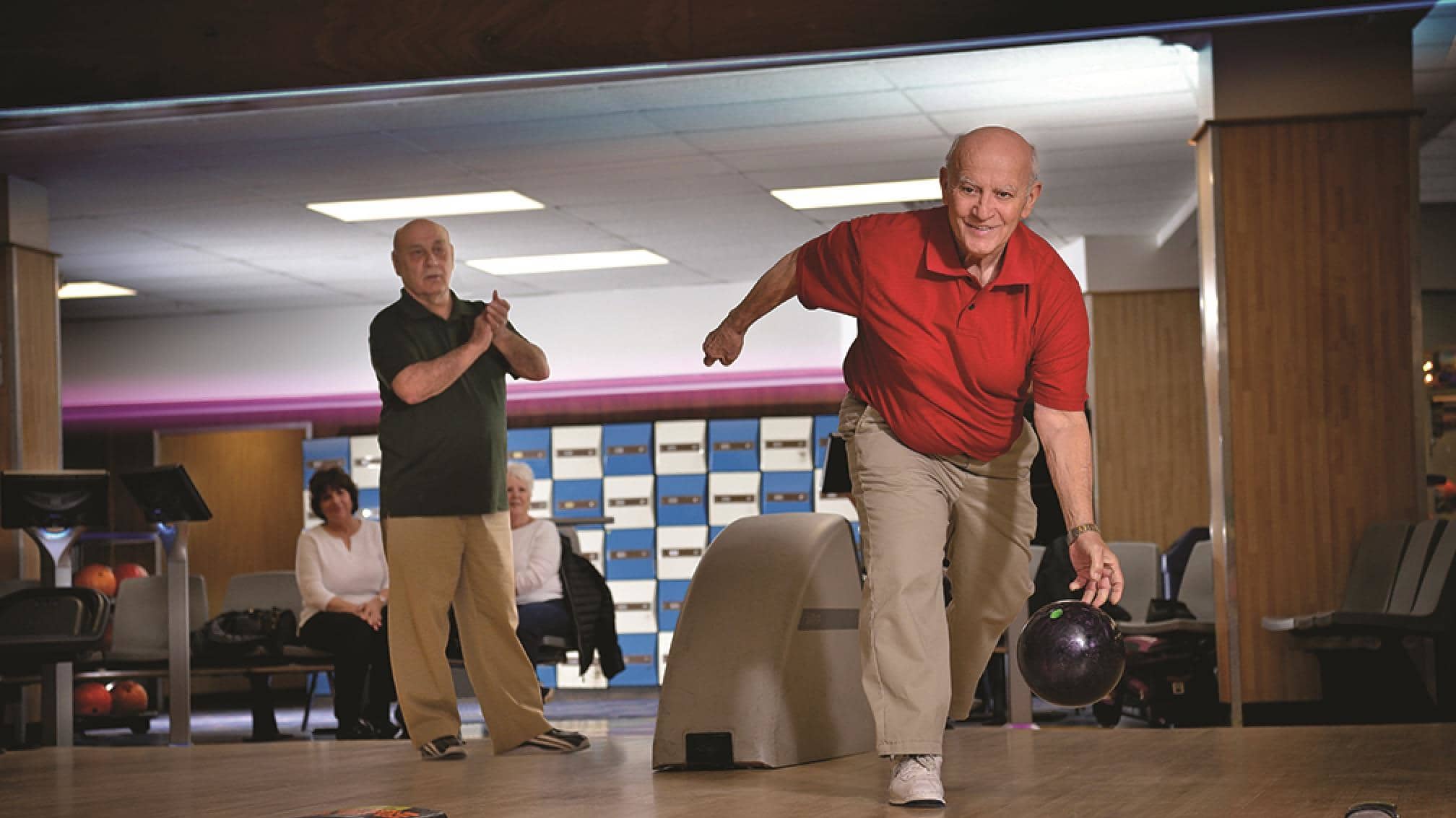 Cancer survivor bowling