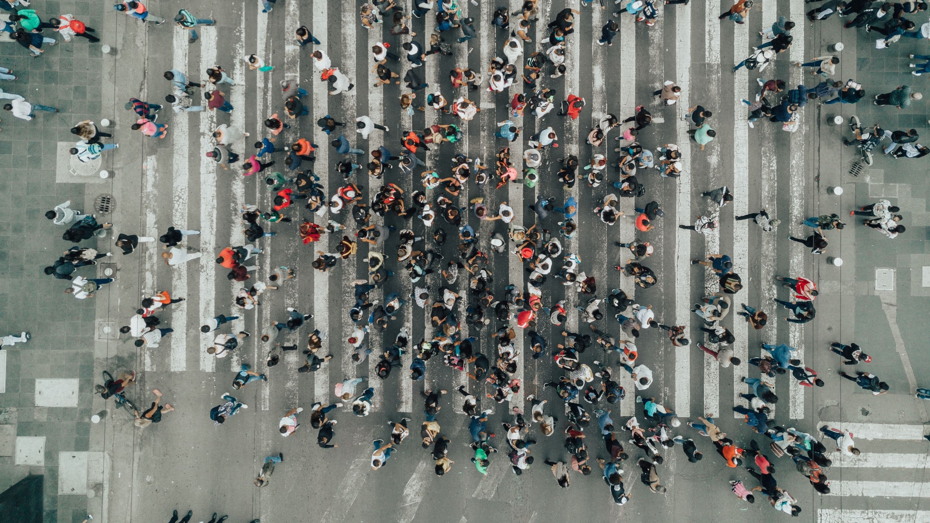 crowded streets, representing the number of people who may have mosaicism
