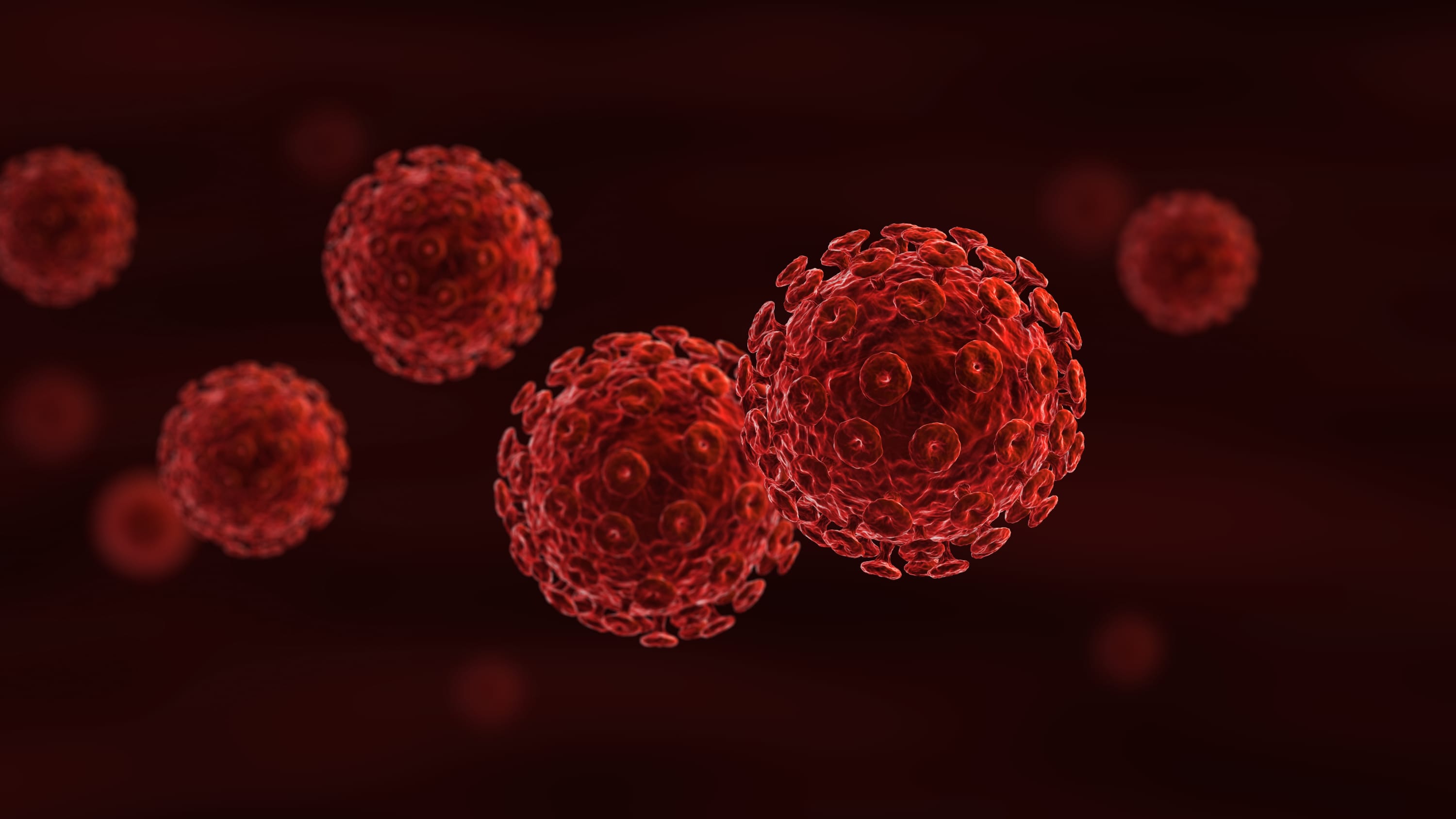 血液中人类免疫缺陷病毒 （HIV） 的图像