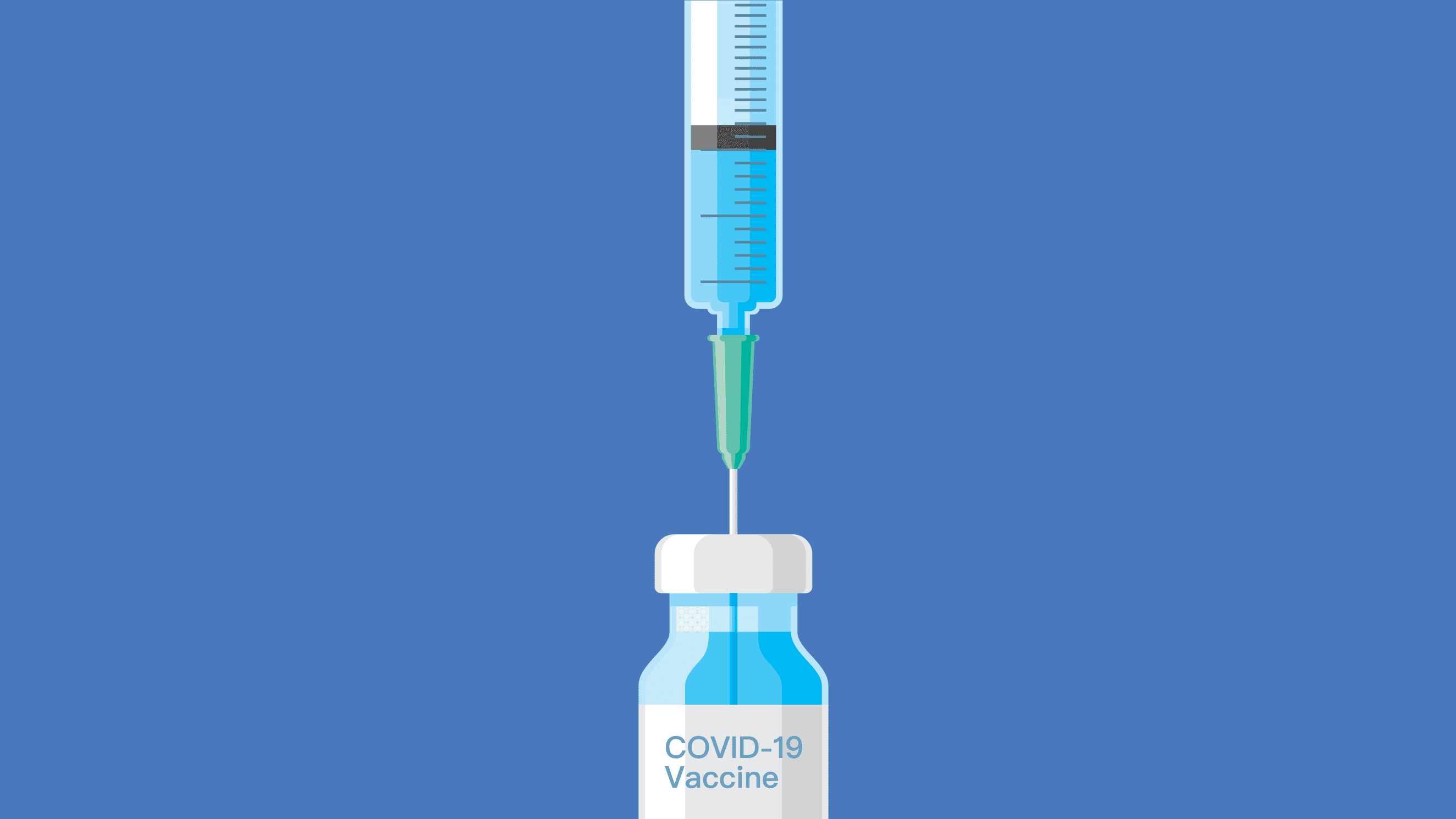 illustration of a Covid vaccine