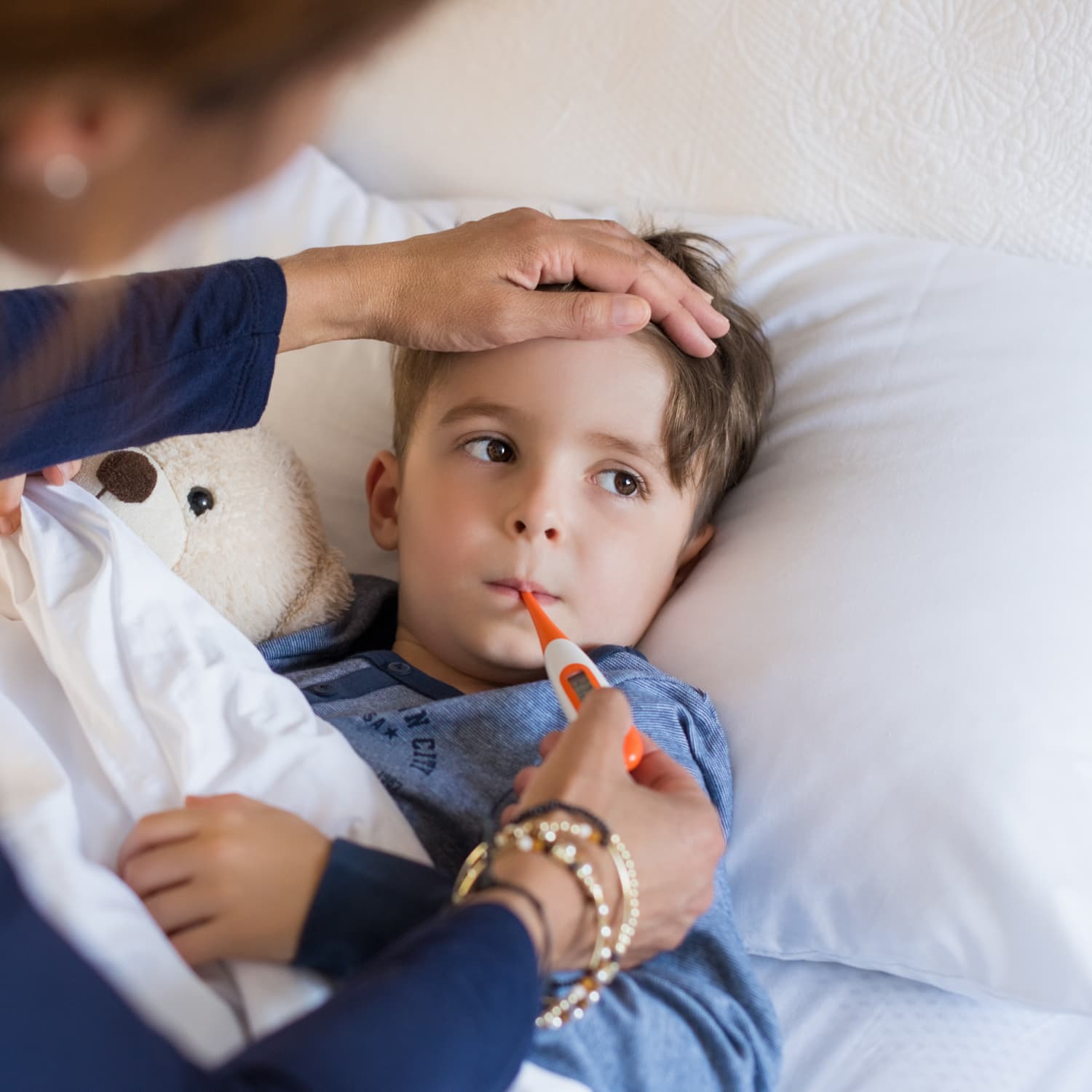 High temperature in children: causes and treatment