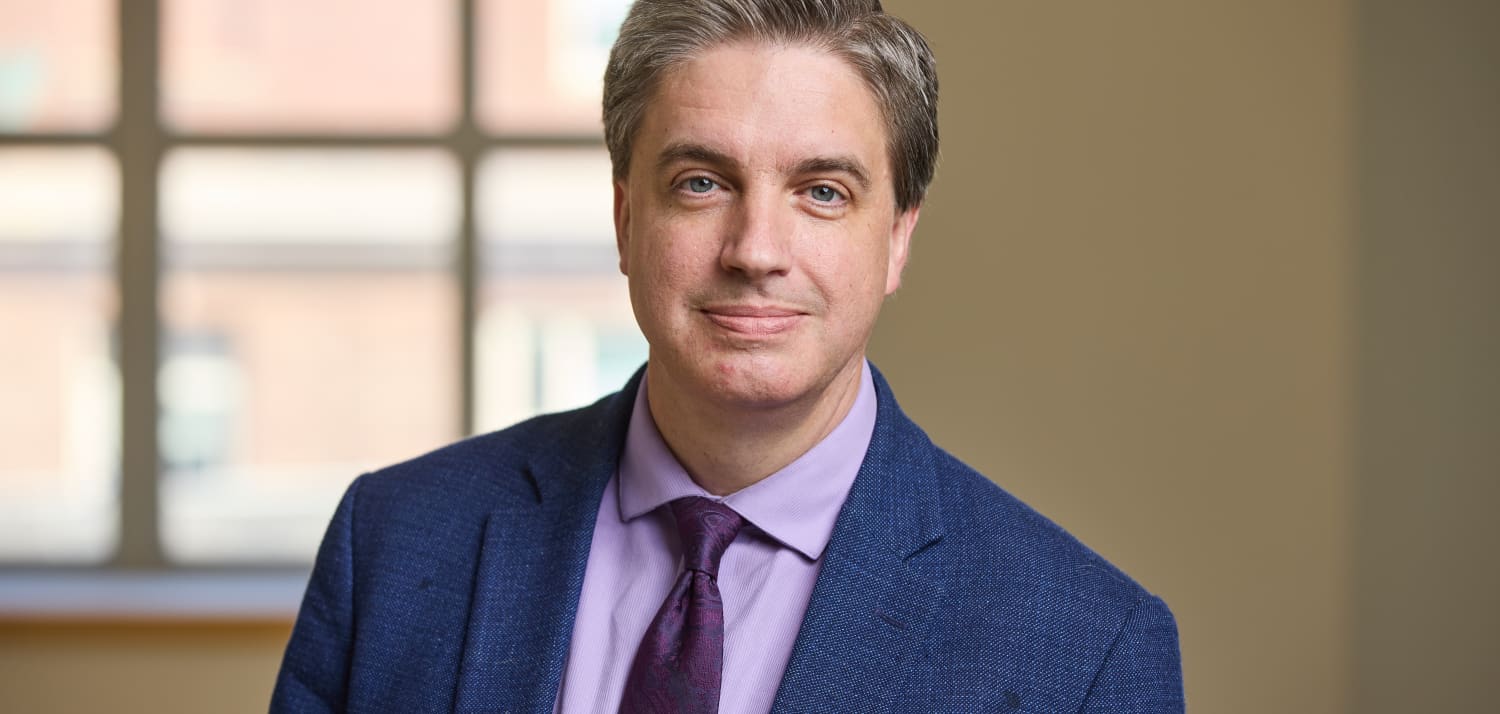 A portrait of Christopher Pittenger, MD, PhD, director of the Yale OCD Research Clinic