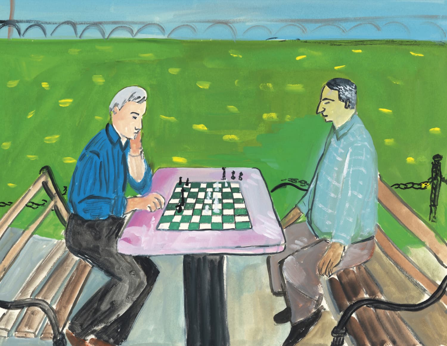 People Playing Chess