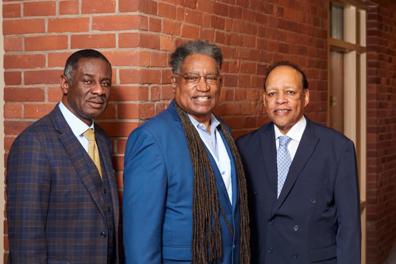 Reverend Elvin Clayton, Tom Ficklin, and Reverend Dr. Leroy O. Perry