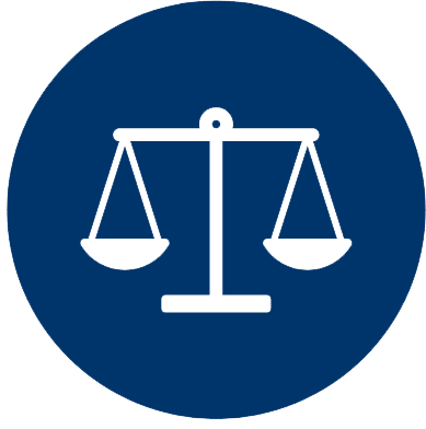 Icon representing law