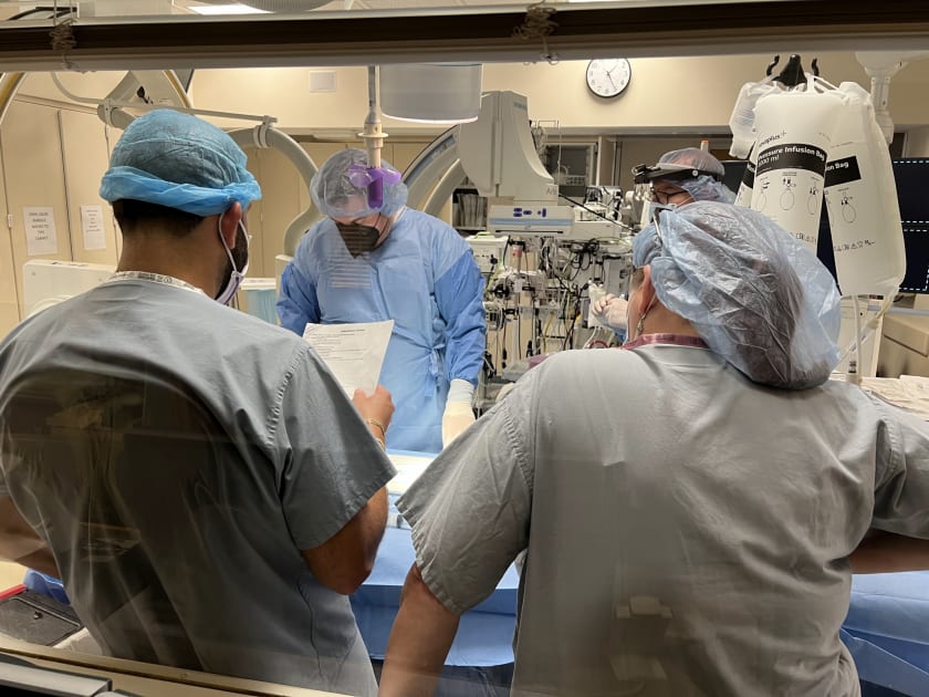 Yale Neurosurgeons Implant First Endovascular Device for