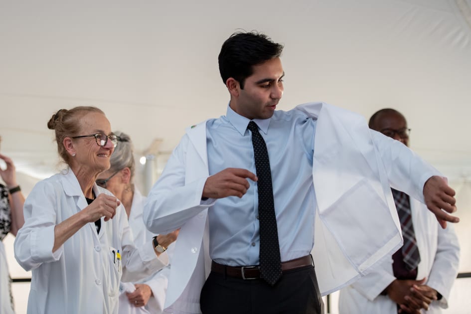 Class of 2023 in Annual White Coat Ceremony