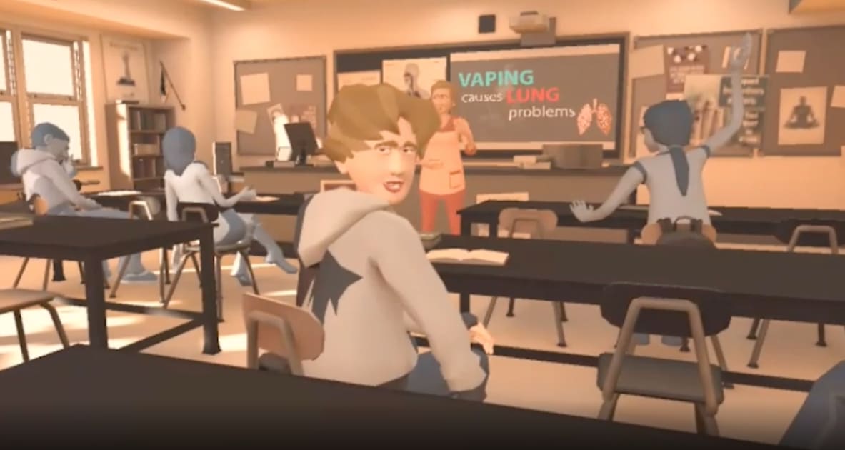 Virtual Reality Game Is an Effective Tool for Vaping Prevention Among Teens  | Yale School of Medicine