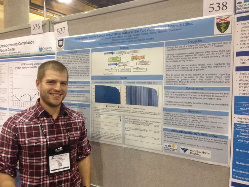 PA Student Presents Poster at Cystic Fibrosis Conference