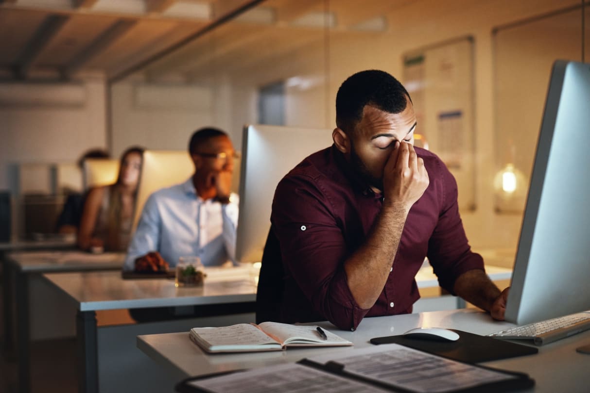 Stressed? Tired of Sitting? Try Desk-Exercise!