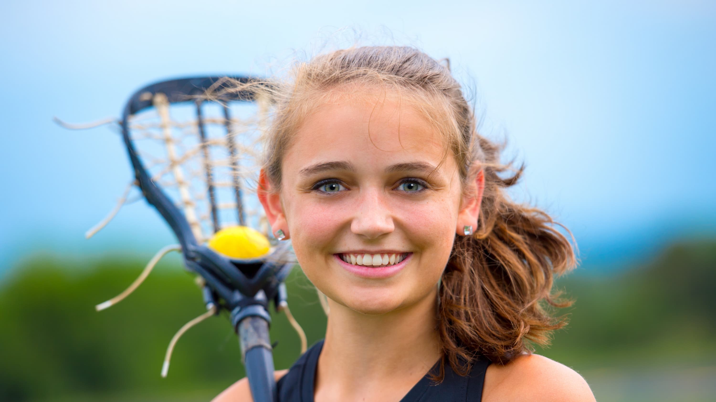 young lacrosse player
