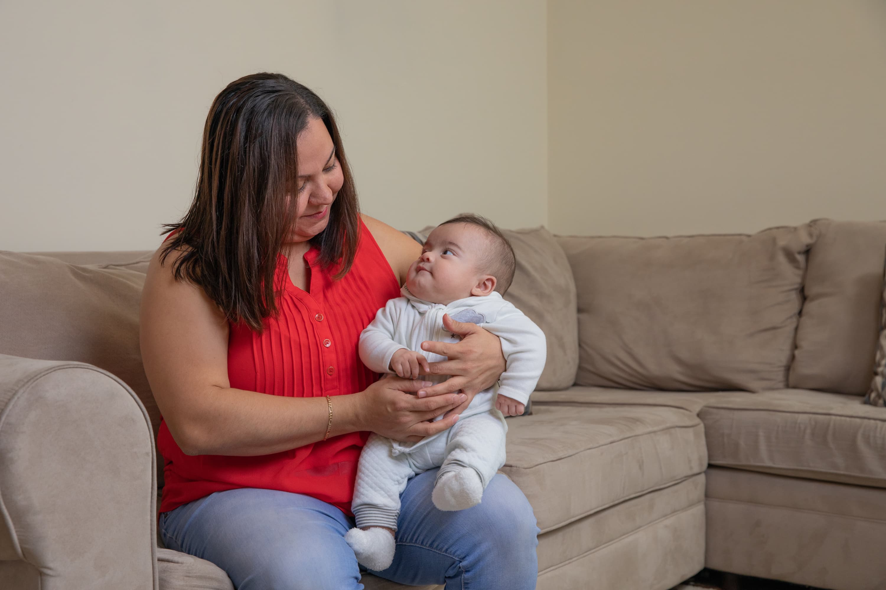 Sindy Perez and her son Jacob Jordan who had patent ductus arteriosus