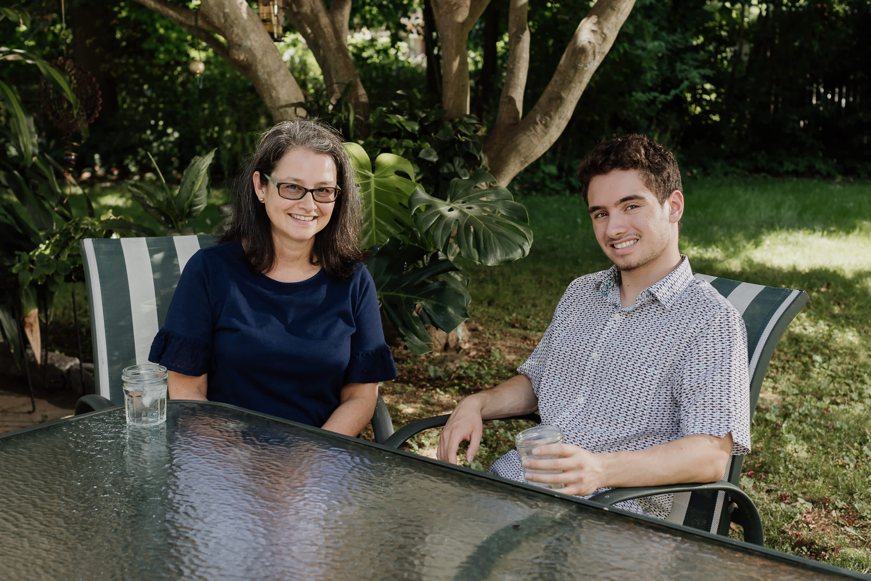 Daniel Pollack and his mother, Maria Diaz.