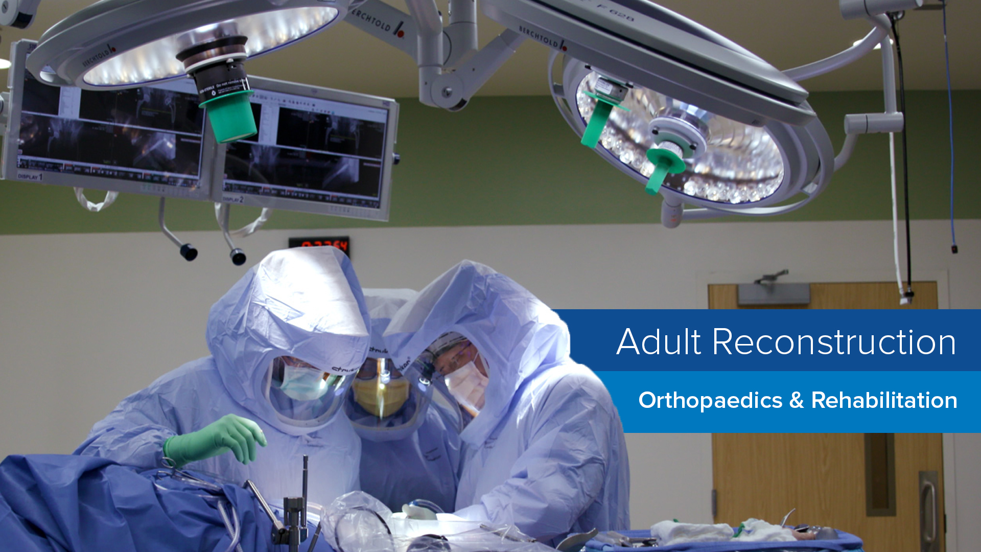 Poster for video Adult Reconstruction - Department of Orthopaedics