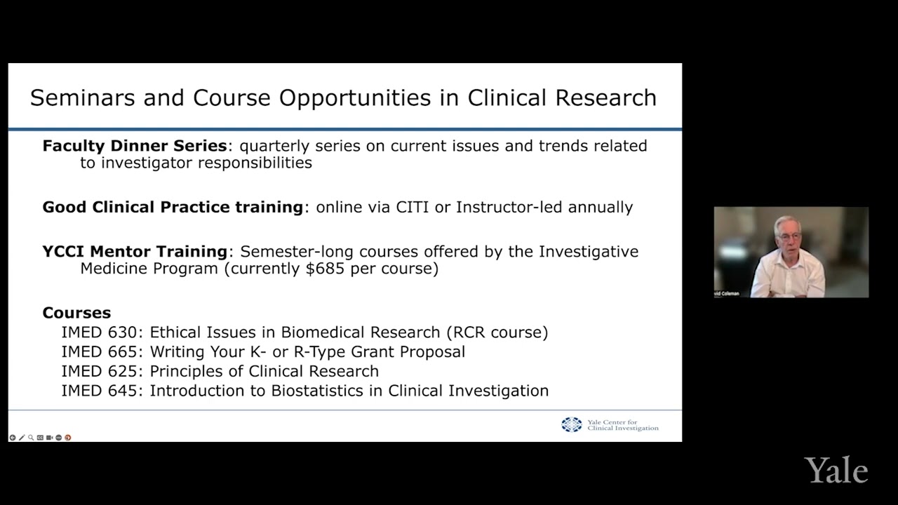 Yale Center for Clinical Investigation (YCCI): Resources and ...
