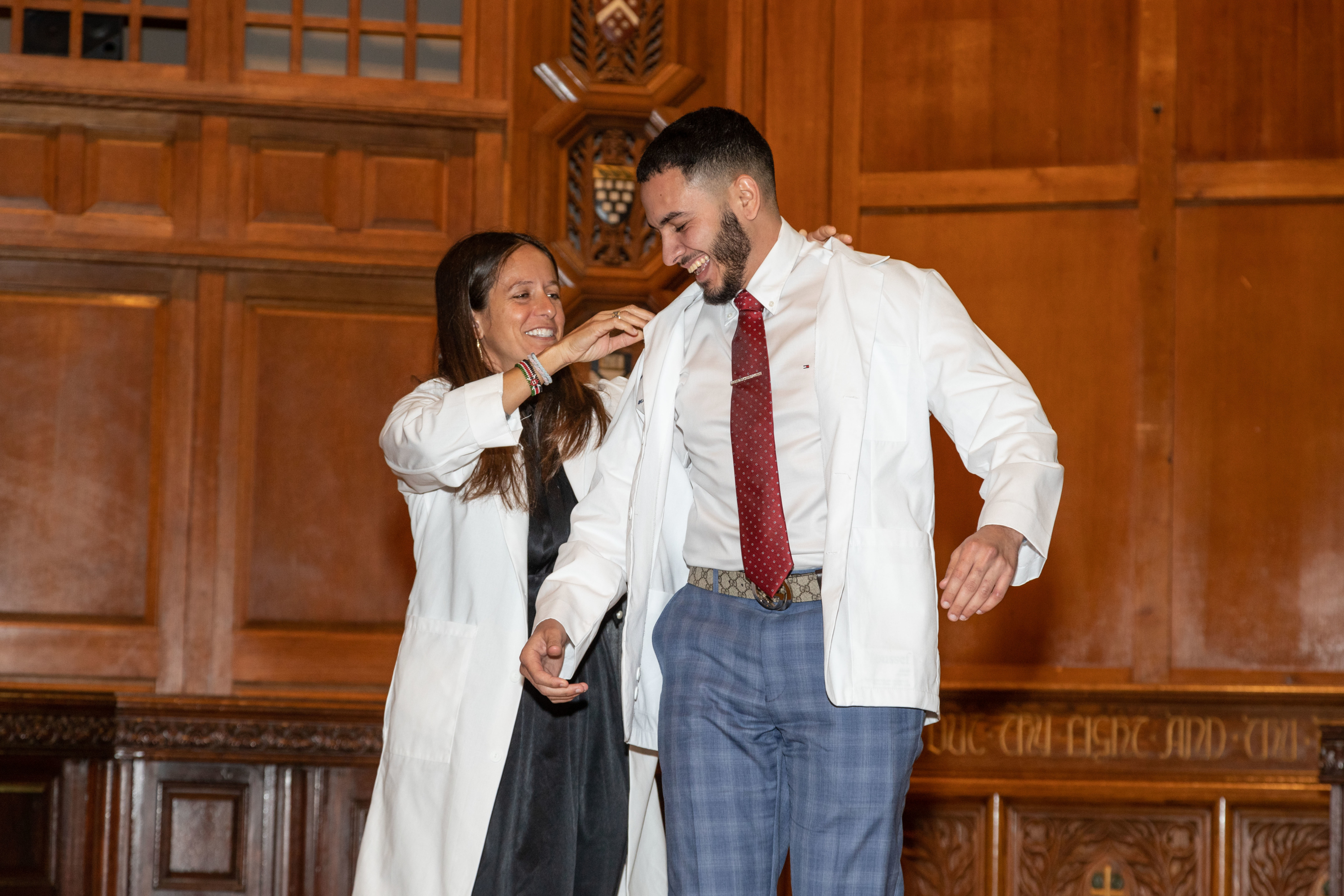 formal dress for white coat ceremony PourVous Gilet Ceremony Formal Setup Entrance Ceremony Graduation Cere main image 1