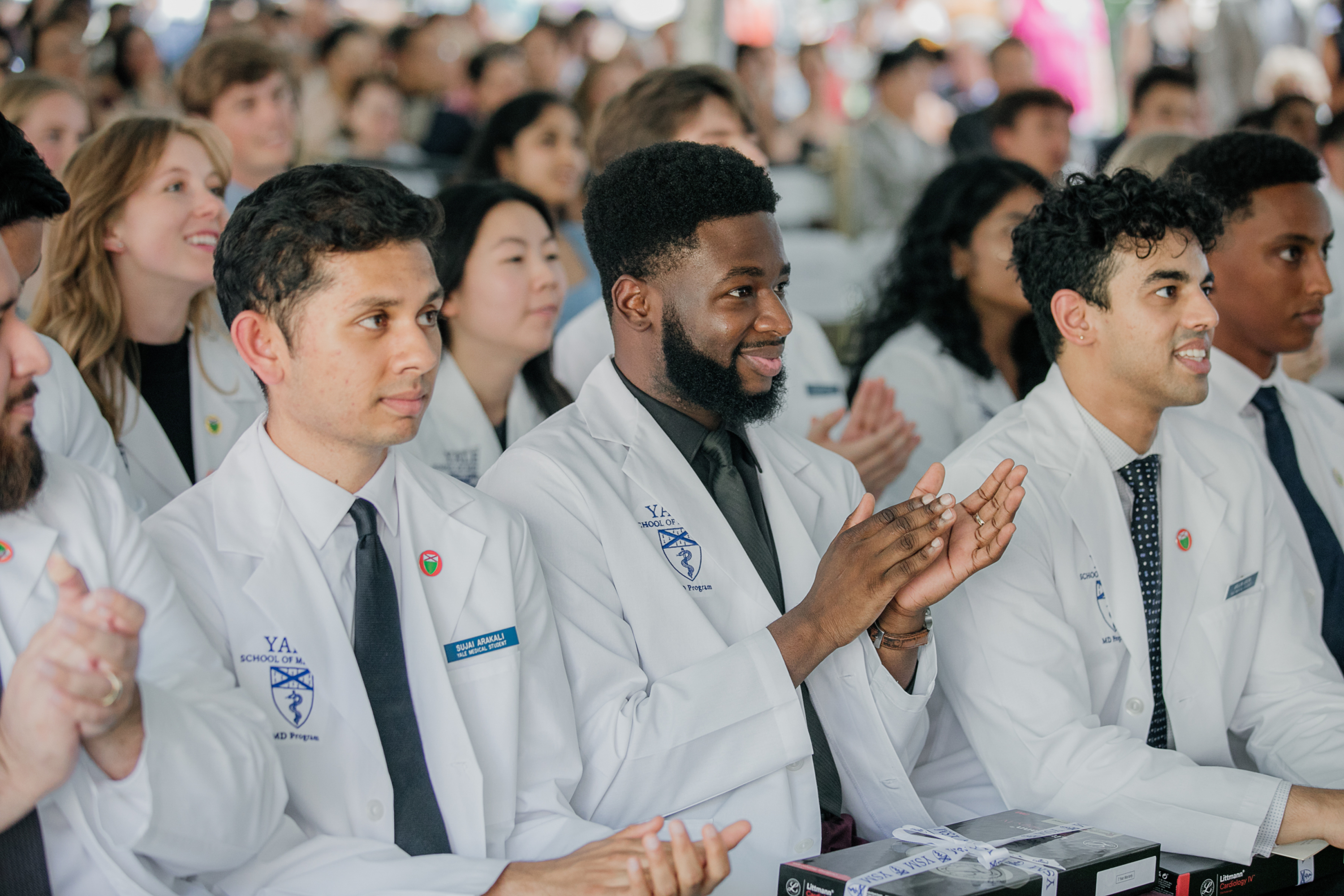 White Coats Launch YSM MD Class of 2028 | Yale School of Medicine