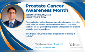 Michael E. Karellas, MD, FACS, in honor of Prostate Cancer Awareness Month  < Yale School of Medicine
